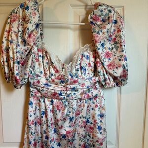 Women's Floral Mini Dress